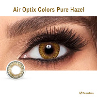 Air Optix Colors Pure Hazel контактные цветные линзы Alcon