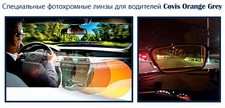 Сovis Magic 2 Orange-Grey Photochromic Lens Сovis Magic 2 Orange-Grey Photochromic Lens