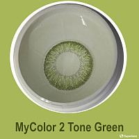 MyColor 2 Tone Green контактные цветные линзы Comfort Line от Interojo