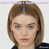 Adria Festival 1 Tone Lavander контактные цветные линзы Interojo
