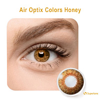 Air Optix Colors Honey контактные цветные линзы Alcon