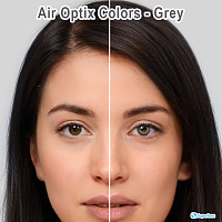 Air Optix Colors Grey контактные цветные линзы Alcon