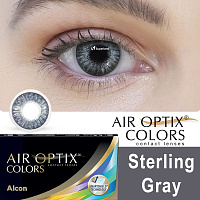 Air Optix Colors Sterling Gray контактні кольорові лінзи Alcon