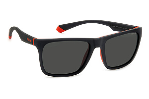 Polaroid PLD 2141/S BLX57M9 женские, мужские прямоугольные солнцезащитные очки  Polaroid PLD 2141/S BLX57M9 женские, мужские прямоугольные солнцезащитные очки