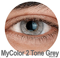 MyColor 2 Tone Grey контактные цветные линзы Interojo
