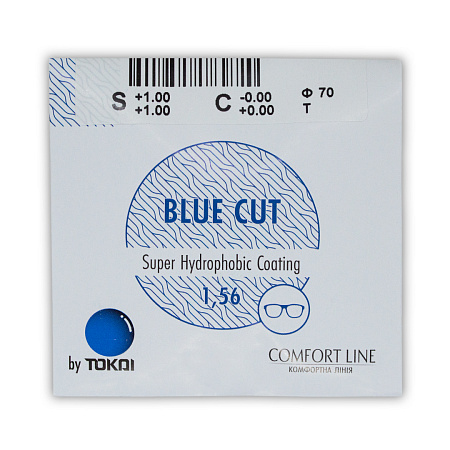 Comfort Line by TOKAI 1.56 Blue Cut Super Hydrophobic Coating