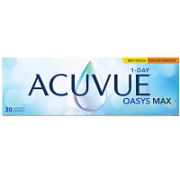 Acuvue Oasys Max 1-Day Multifocal for Astigmatism однодневные мультифокальные линзы для астигматизма 30 шт.