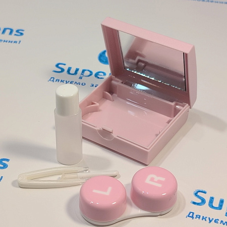 Набор дорожный для линз К-1916 "Однотонный"