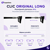 CliC Reader Original Long M-L окуляри для читання 