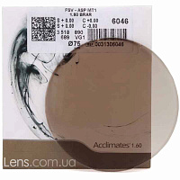 Фотохромна лінза  Essilor 1.6 AS Acclimates Brown/Grey Trio Фотохромна лінза  Essilor 1.6 AS Acclimates Brown/Grey Trio