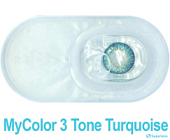 MyColor 3 Tone Turquoise контактные цветные линзы Interojo