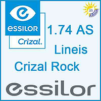 Essilor  1.74 AS Lineis Crizal Rock UV очковые линзы