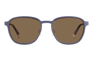 Polaroid PLD 6205/CS LTA55SP мужские, женские квадратные с клипонами закруглённая солнцезащитные очки 