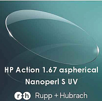 R+H HP Action 1.67 aspherical Nanoperl S UV очковые линзы