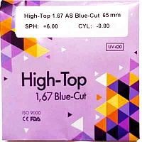 High-Top 1,67 Blue-Cut очковые линзы