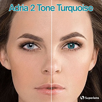 Adria 2 Tone Turquoise контактні кольорові лінзи Interojo