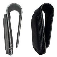 Держатель для очков в авто экокожа