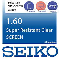 Лінзи для комп'ютера Seiko 1.60 Super Resistant Clear - Screen Лінзи для комп'ютера Seiko 1.60 Super Resistant Clear - Screen