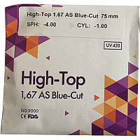 High-Top 1,67 Blue-Cut очковые линзы High-Top 1,67 Blue-Cut очковые линзы