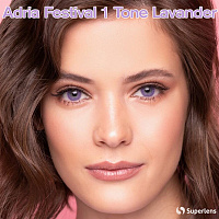 Adria Festival 1 Tone Lavander контактные цветные линзы Interojo