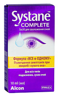 Капли Systane Complete 10 ml без консервантов