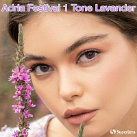 Adria Festival 1 Tone Lavander контактные цветные линзы Interojo