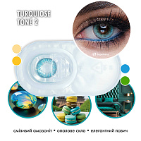 MyColor 2 Tone Turquoise контактные цветные линзы Interojo