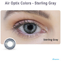 Air Optix Colors Sterling Gray контактные цветные линзы Alcon