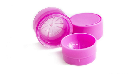 Контейнер для линз DC-129-B (бочонок)