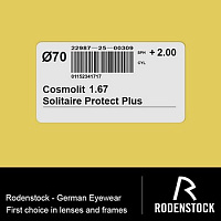 Cosmolit 1.67 Solitaire Protect Plus 2  Лінзи для окулярів