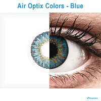 Air Optix Colors Blue контактные цветные линзы Alcon