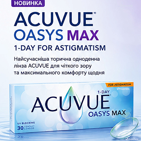 Acuvue Oasys Max 1-Day for Astigmatism