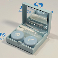 Набор дорожный для линз К-1916 "Однотонный"