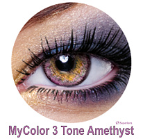 MyColor 3 Tone Amethyst контактные цветные линзы Interojo
