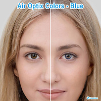 Air Optix Colors Blue контактные цветные линзы Alcon