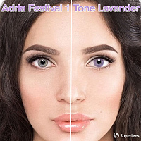 Adria Festival 1 Tone Lavander контактные цветные линзы Interojo