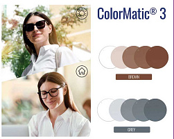 Фотохромна лінза Rodensock Perfalit 1.6 ColorMatic 3 Solitaire Protect Plus 2 Grey/Brown Фотохромна лінза Rodensock Perfalit 1.6 ColorMatic 3 Solitaire Protect Plus 2 Grey/Brown