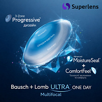 Bausch+Lomb Ultra One Day Multifocal — однодневные мультифокальные линзы