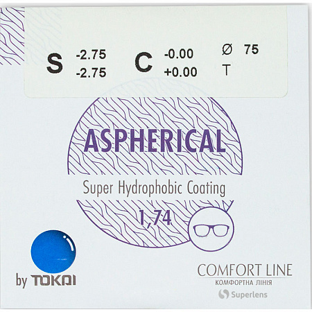 Comfort Line by TOKAI 1.74 AS Super Hydrophobic Coating