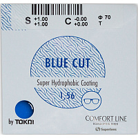 Comfort Line by TOKAI 1.56 Blue Cut Super Hydrophobic Coating очковые линзы