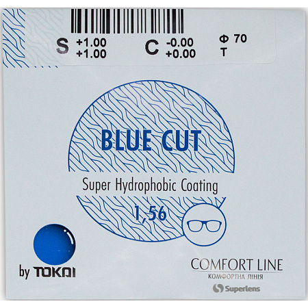 Comfort Line by TOKAI 1.56 Blue Cut Super Hydrophobic Coating