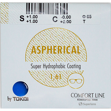 Comfort Line by TOKAI 1.61 AS Super Hydrophobic Coating